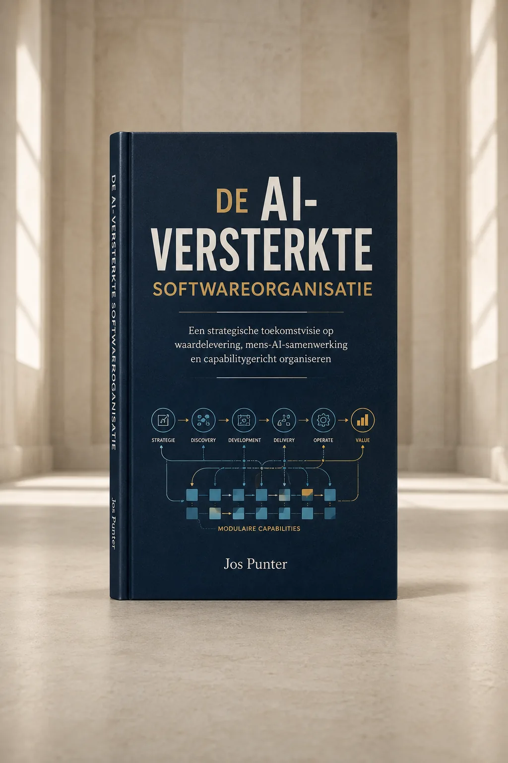 Omslag van de Executive Brief De AI-versterkte softwareorganisatie, door Jos Punter